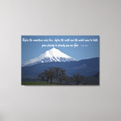 Mount McLoughlin - Psalms 90:2 Leinwanddruck (Vorderseite)