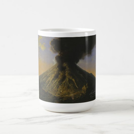 "Mount Merapi op Java" Koffiemok van Raden Saleh® Kaffeetasse (Mittel)