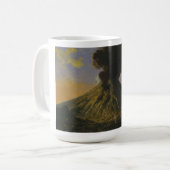 "Mount Merapi op Java" Koffiemok van Raden Saleh® Kaffeetasse (Vorderseite Links)