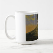 "Mount Merapi op Java" Koffiemok van Raden Saleh® Kaffeetasse (Links)