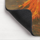 "Mount Merapi op Java"Raden Saleh® Muismat Mousepad (Ecke)