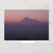 Mount Merapi Postkarte (Vorderseite)