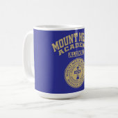 Mount Mercy Academy NY Alumni-Tasse Kaffeetasse (Vorderseite Links)