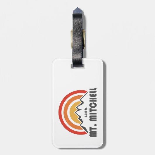 Mount Mitchell Gepäckanhänger (Rückseite vertikal)