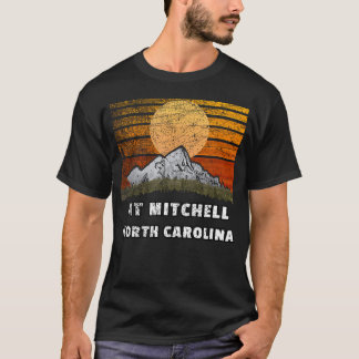Mount Mitchell North Carolina mit Berg T-Shirt