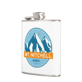 Mount Mitchell North Carolina Stars Moon Flachmann (Links)