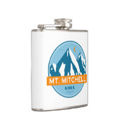 Mount Mitchell North Carolina Stars Moon Flachmann (Rechts)