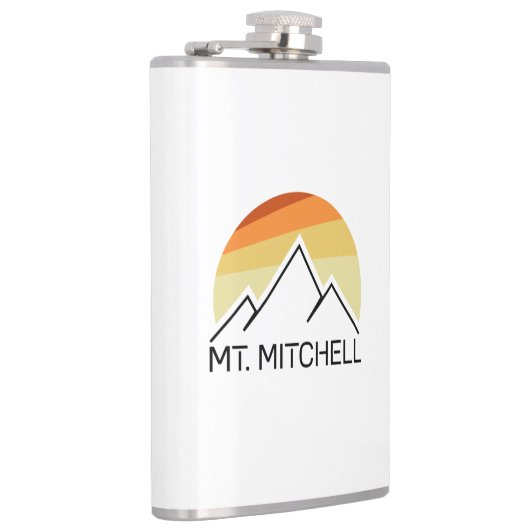 Mount Mitchell Retro Flachmann (Rechts)