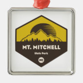 Mount Mitchell Staat Park Ornament Aus Metall (Vorne)