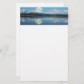 Mount Moran Reflection auf Grand Teton Briefpapier (Vorne/Hinten)