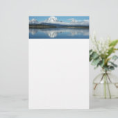 Mount Moran Reflection auf Grand Teton Briefpapier (Stehend Vorderseite)