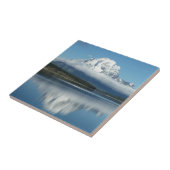 Mount Moran Reflection auf Grand Teton Fliese (Seite)