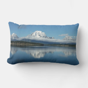 Mount Moran Reflection auf Grand Teton Lendenkissen