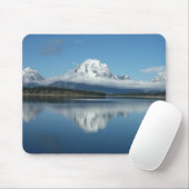Mount Moran Reflection auf Grand Teton Mousepad (Mit Mouse)