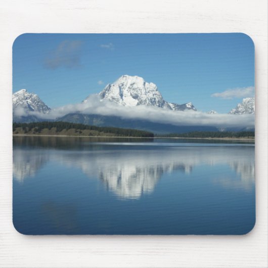 Mount Moran Reflection auf Grand Teton Mousepad (Vorne)