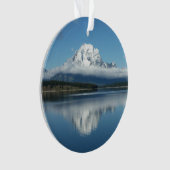 Mount Moran Reflection auf Grand Teton Ornament (Vorderseite)