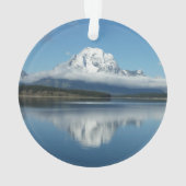 Mount Moran Reflection auf Grand Teton Ornament (Rückseite)