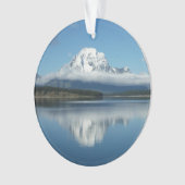 Mount Moran Reflection auf Grand Teton Ornament (Vorderseite)