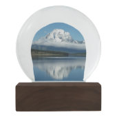 Mount Moran Reflection auf Grand Teton Schneekugel (Rückseite)