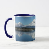 Mount Moran Reflection auf Grand Teton Tasse (Links)