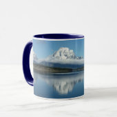 Mount Moran Reflection auf Grand Teton Tasse (Vorderseite Links)