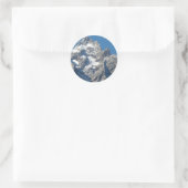 Mount Moran Runder Aufkleber (Tasche)