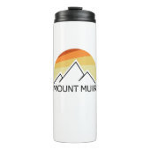 Mount Muir California Retro Thermosbecher (Vorderseite)