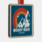 Mount Muir California Sun Eagle Ornament Aus Metall (Rechts)