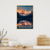 Mount Nanga Parbat V02 Poster (Küche)