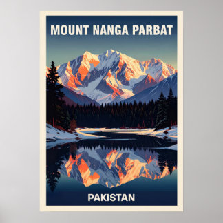 Mount Nanga Parbat V04 Poster