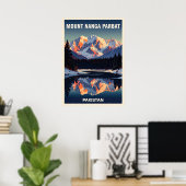 Mount Nanga Parbat V04 Poster (Heimbüro)