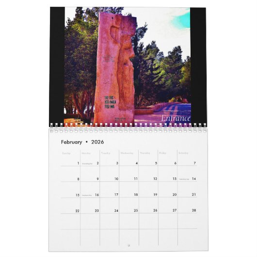 Mount Nebo Kalender (Feb 2026)
