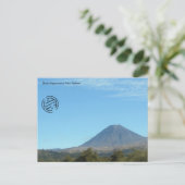 Mount Ngauruhoe (Neuseeland) Postkarte (Stehend Vorderseite)
