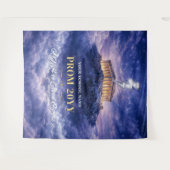 Mount Olympus Abendbanner für den Abschlussball, b Wandteppich (Vorderseite (Horizontal))