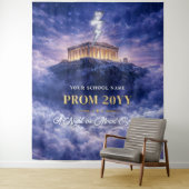 Mount Olympus Abendbanner für den Abschlussball, b Wandteppich (Beispiel)