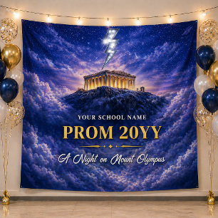 Mount Olympus Abendbanner für den Abschlussball, b Wandteppich