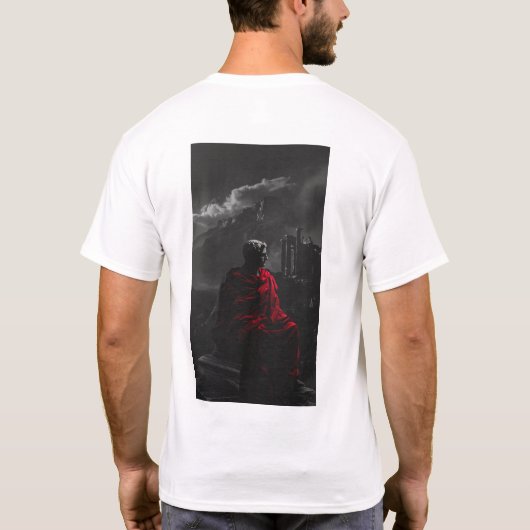 Mount Olympus Dark Landscape T - Shirt (Rückseite)