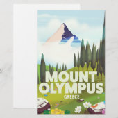 Mount Olympus Griechenland Briefpapier (Vorne/Hinten)