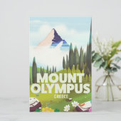 Mount Olympus Griechenland Briefpapier (Stehend Vorderseite)