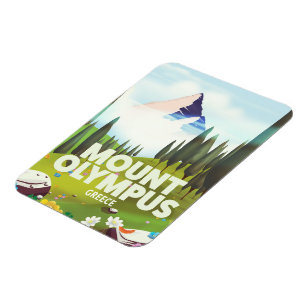 Mount Olympus Griechenland Magnet