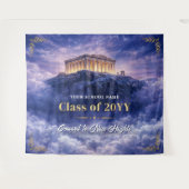 Mount Olympus Klasse Abschlussbanner, Benutzerdefi Wandteppich (Vorderseite (Horizontal))