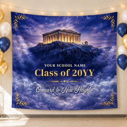Mount Olympus Klasse Abschlussbanner, Benutzerdefi Wandteppich