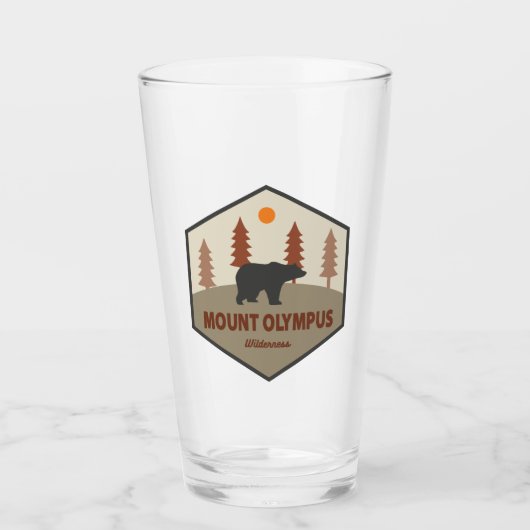 Mount Olympus Wilderness Utah Bar Glas (Vorderseite)