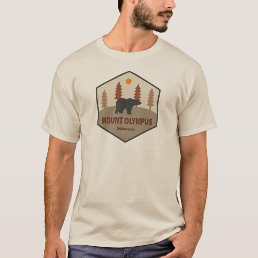 Mount Olympus Wilderness Utah Bar T-Shirt (Vorderseite)