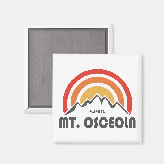 Mount Osceola New Hampshire Magnet (Vorderseite/Rückseite)