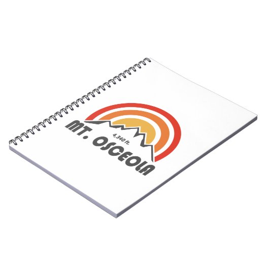 Mount Osceola New Hampshire Notizblock (Linke Seite)