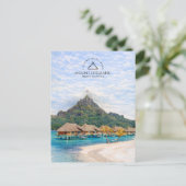 Mount Otemanu, Insel Bora Bora, Französisch-Polyne Postkarte (Stehend Vorderseite)