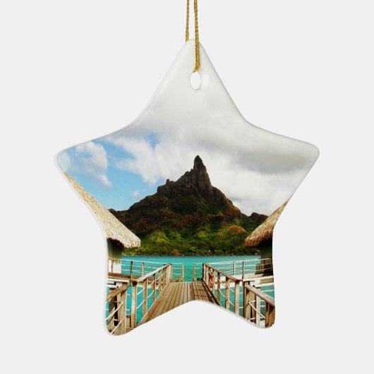 Mount Otemanu Keramik Ornament (Rechts)