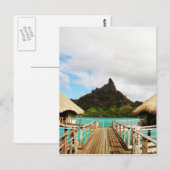 Mount Otemanu Postkarte (Vorne/Hinten)