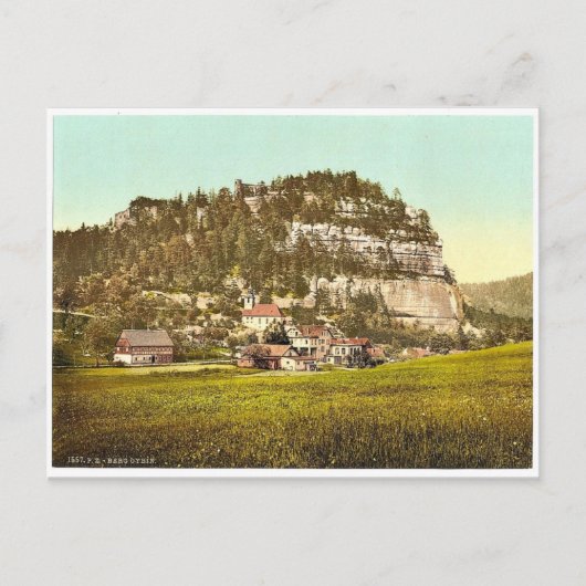 Mount Oybin, Zittau, Sachsen, Deutschland prachtvo Postkarte (Vorderseite)
